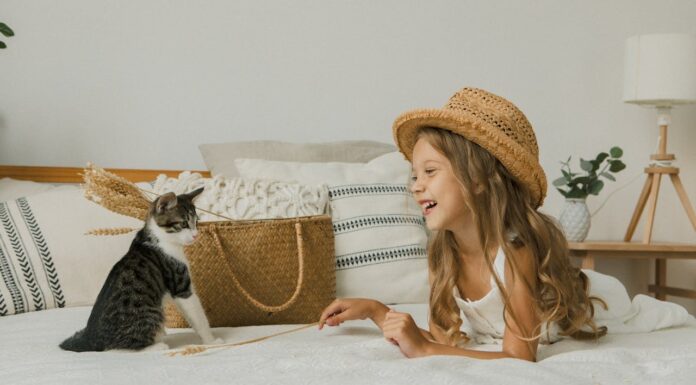A Little Girl and Her Kitten Show How Differences Make Us Stronger
